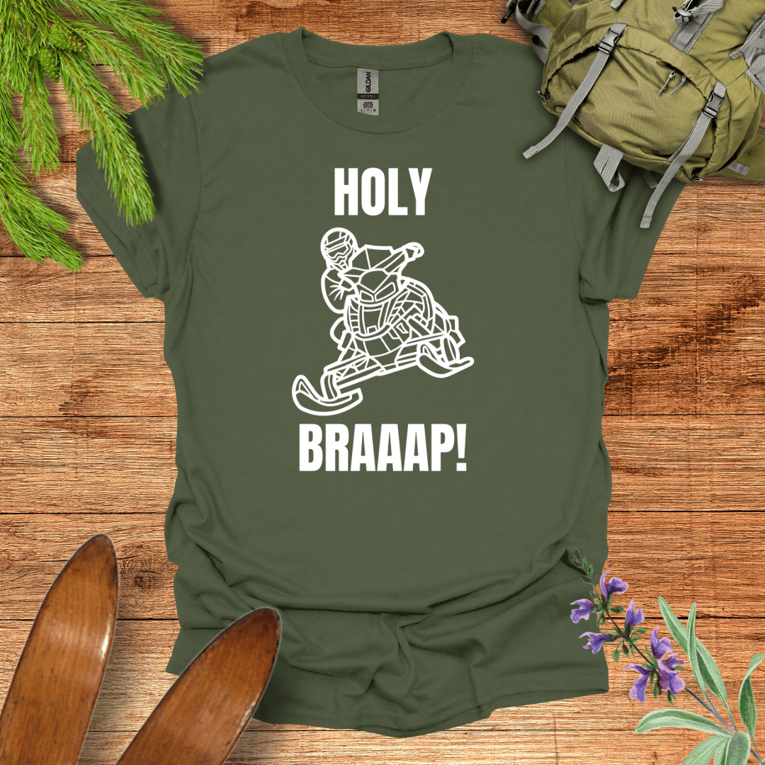 Holy Braaap T-Shirt Military Green / S