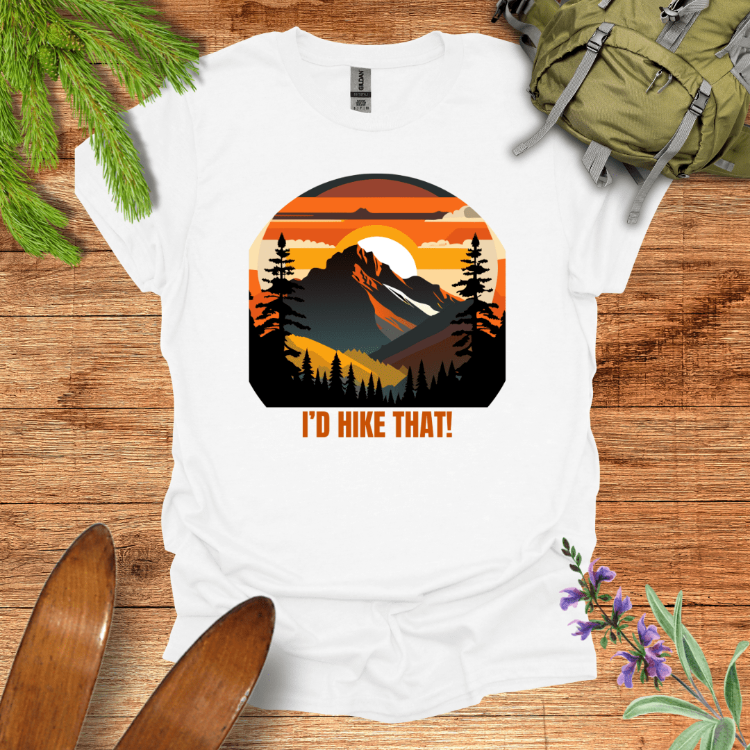 I'd Hike That T-Shirt White / S
