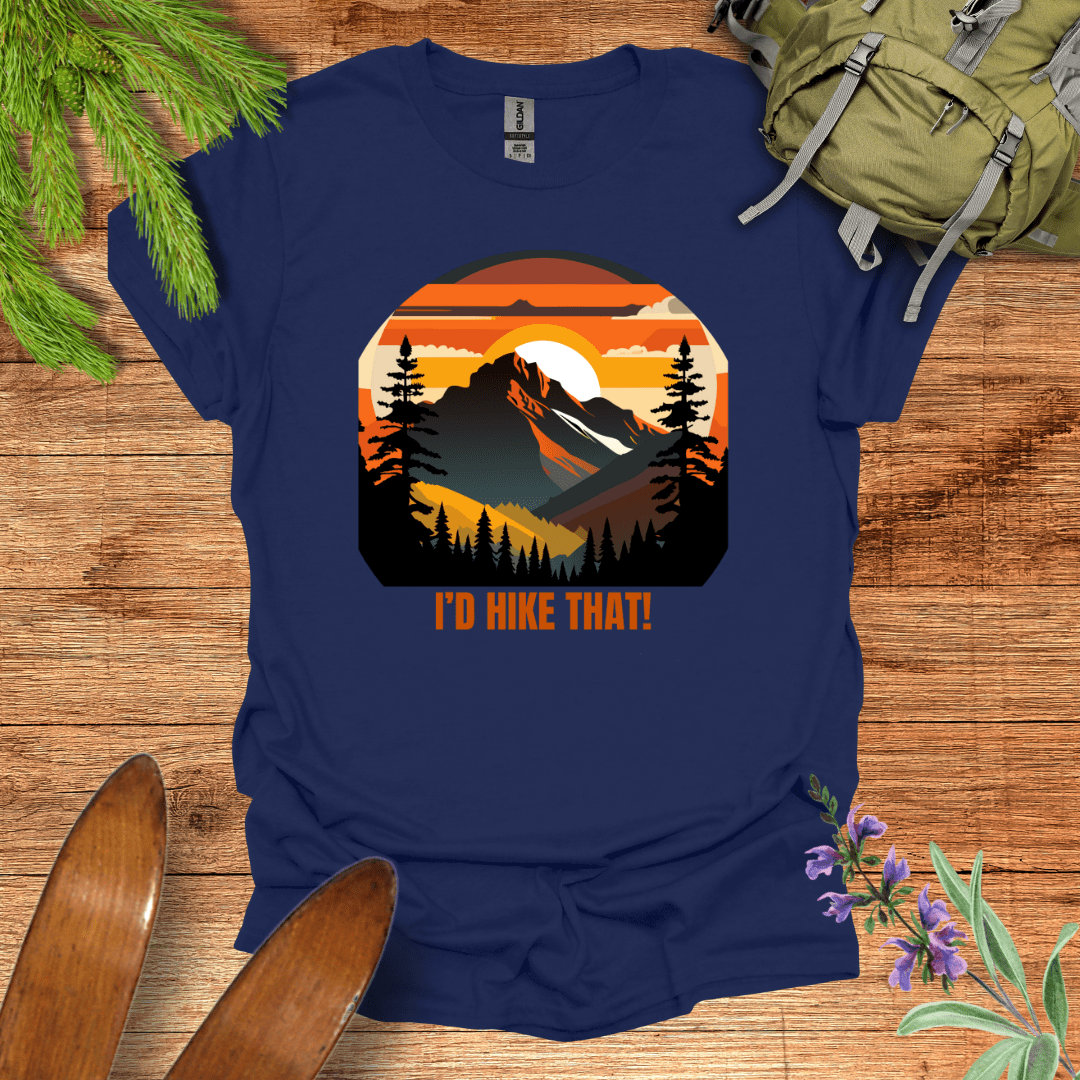 I'd Hike That T-Shirt Navy / S
