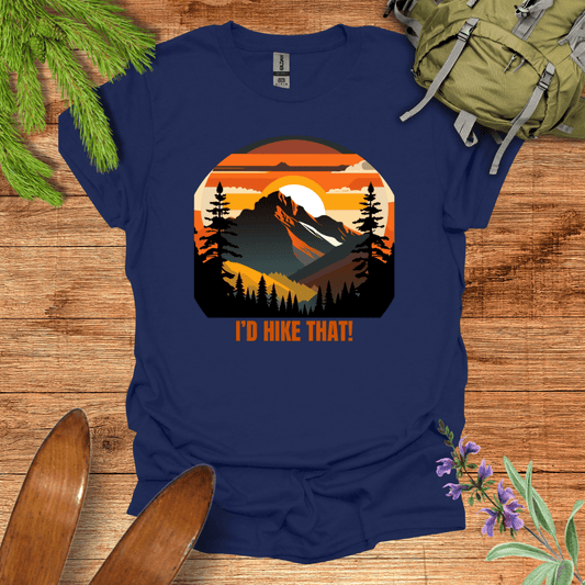 I'd Hike That T-Shirt Navy / S