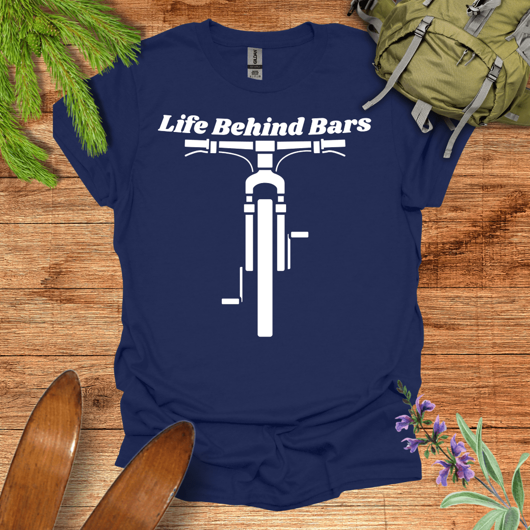 Life Behind Bars T-Shirt Navy / S