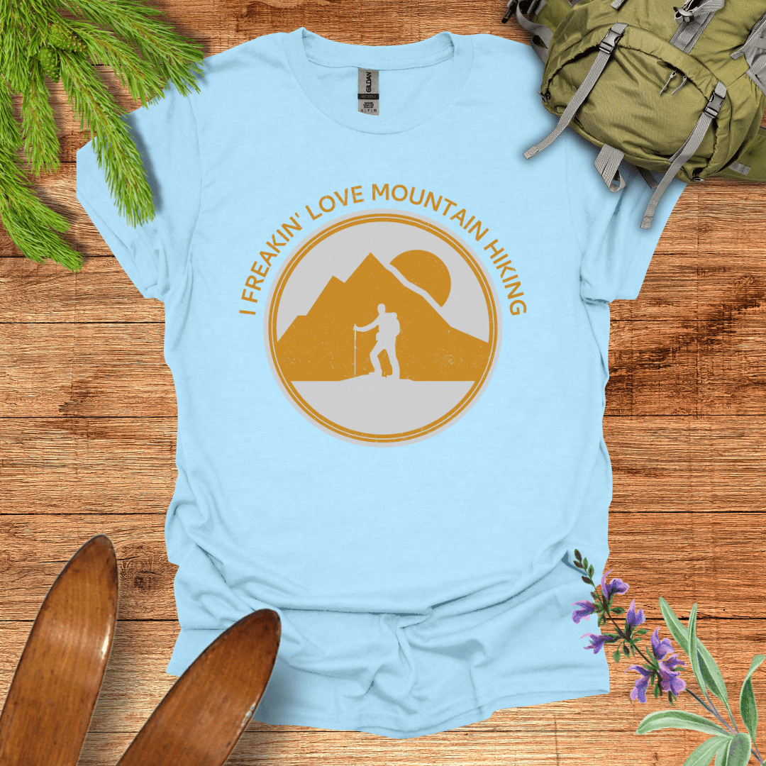 Mountain Hiking T-Shirt Light Blue / S
