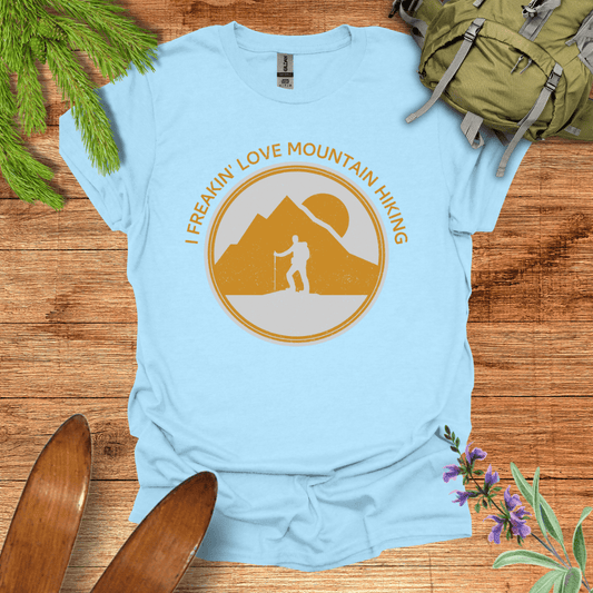 Mountain Hiking T-Shirt Light Blue / S