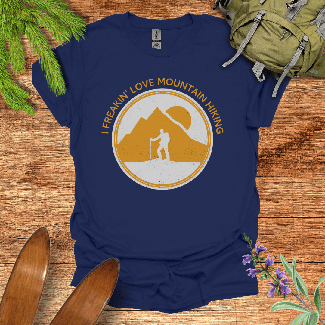 Mountain Hiking T-Shirt Navy / S