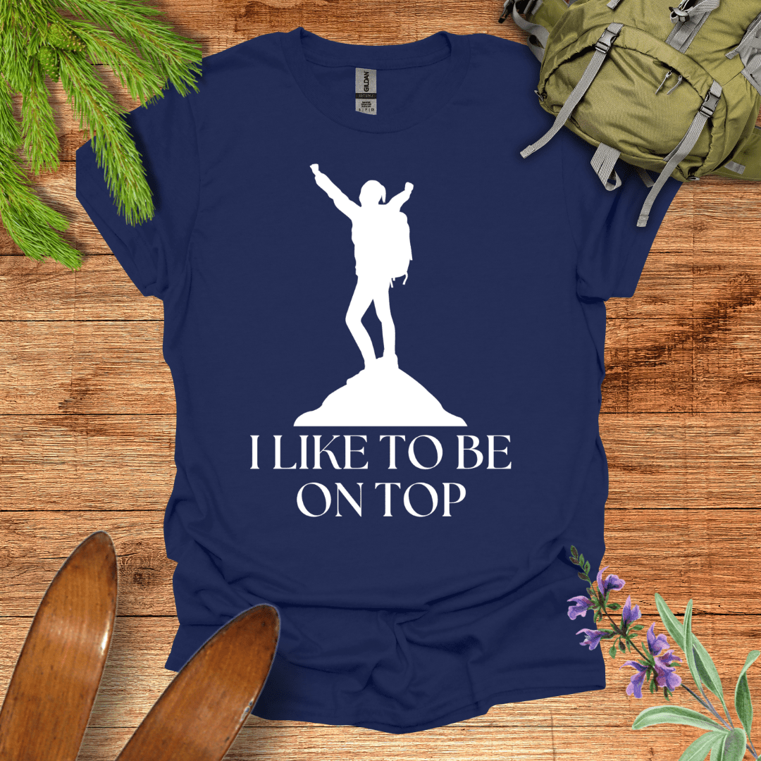 On Top Climbing T-Shirt Navy / S
