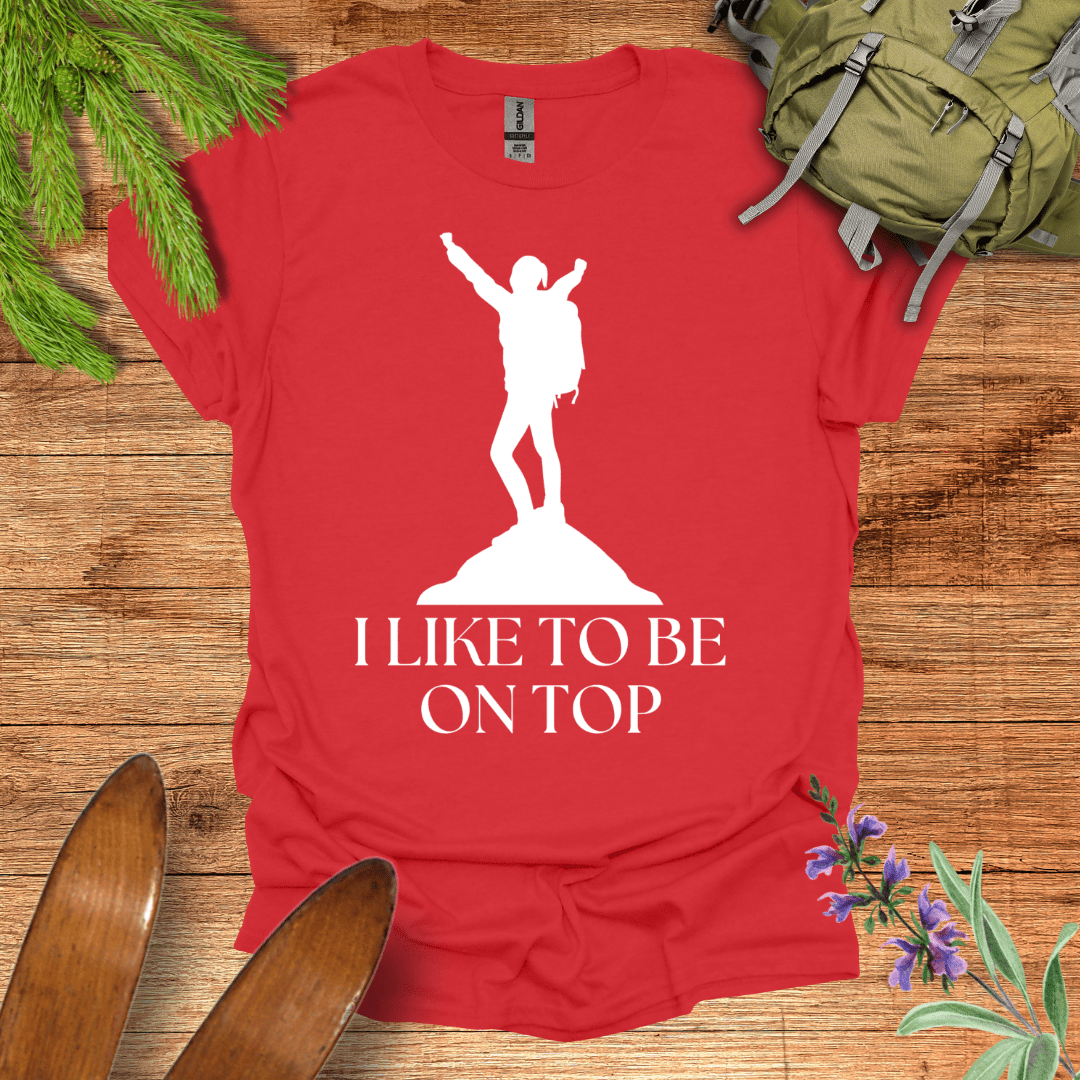 On Top Climbing T-Shirt Red / S