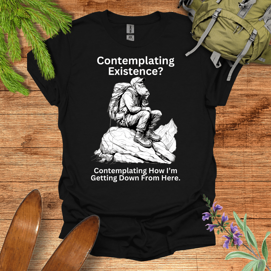 Peak Philosophy Hiking T-Shirt Black / S