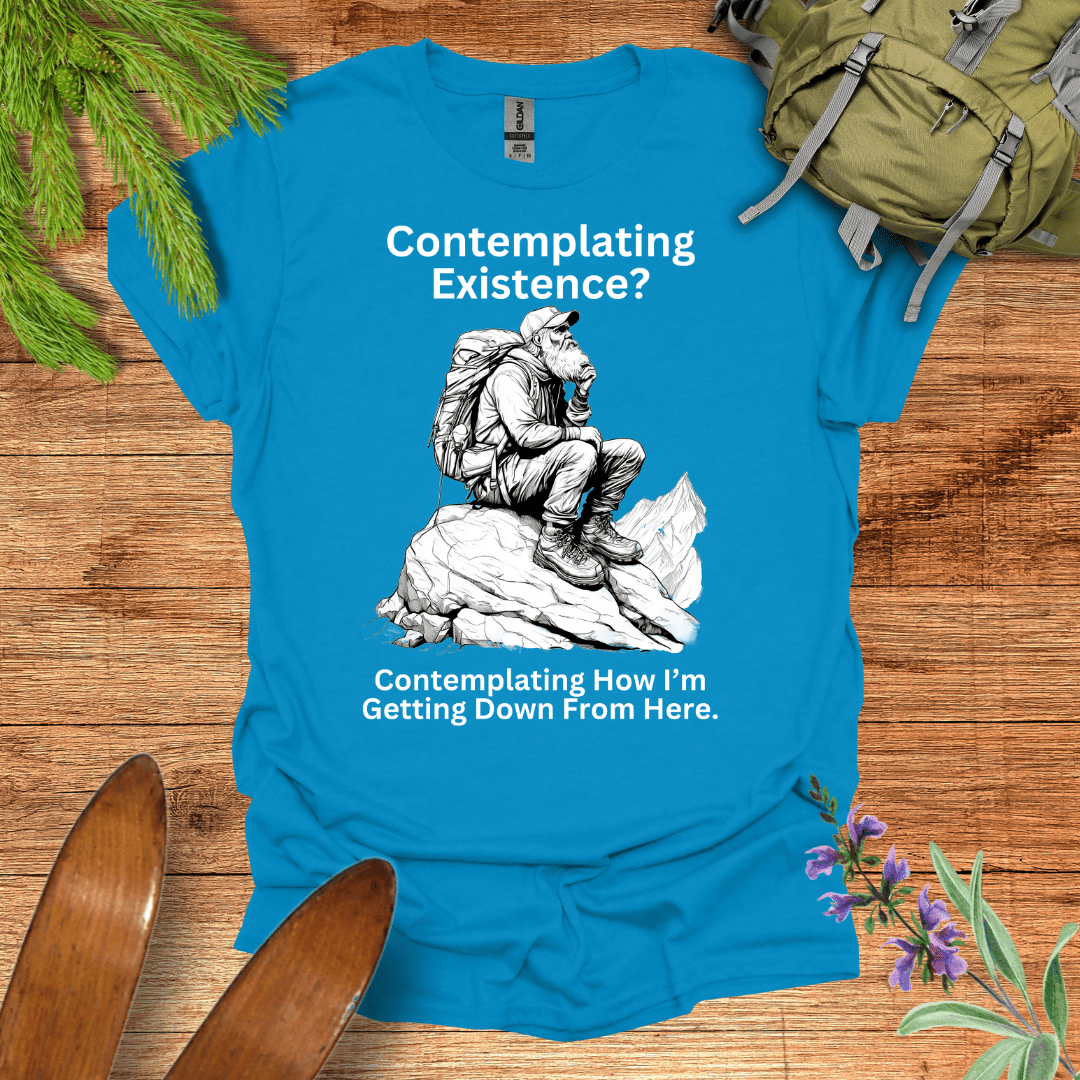 Peak Philosophy Hiking T-Shirt Sapphire / S