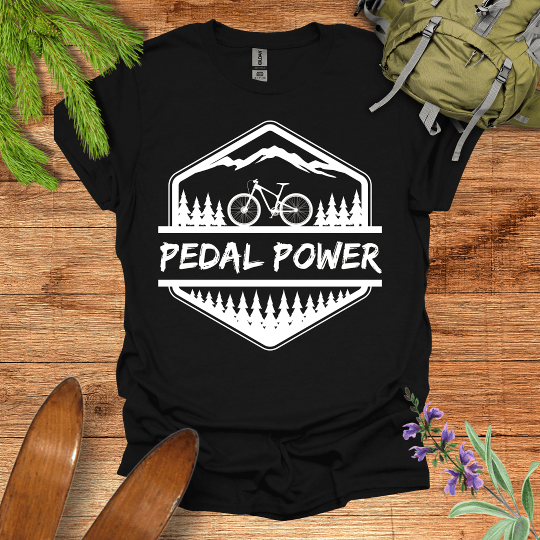 Pedal Power T-Shirt Black / S