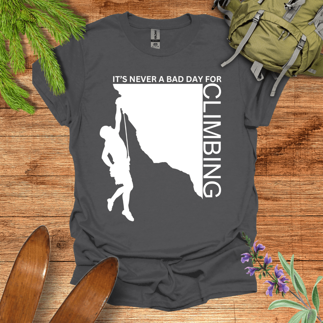 Rock Climbing T-Shirt Charcoal / S