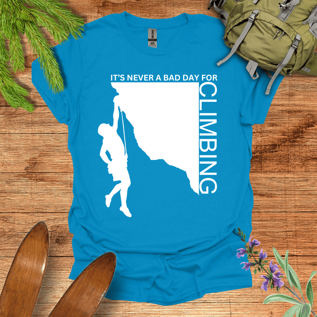 Rock Climbing T-Shirt Sapphire / S