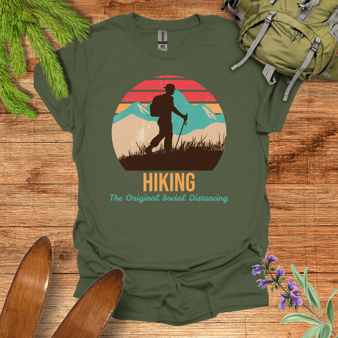Social Hiking T-Shirt Military Green / S