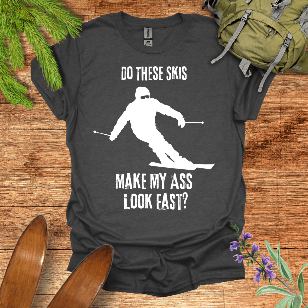 Turbo Cheeks Skiing T-Shirt Dark Heather / S