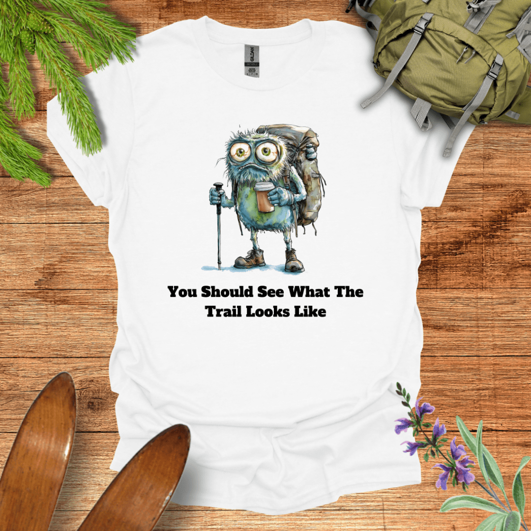 Ugly Trail Hiking T-Shirt White / S