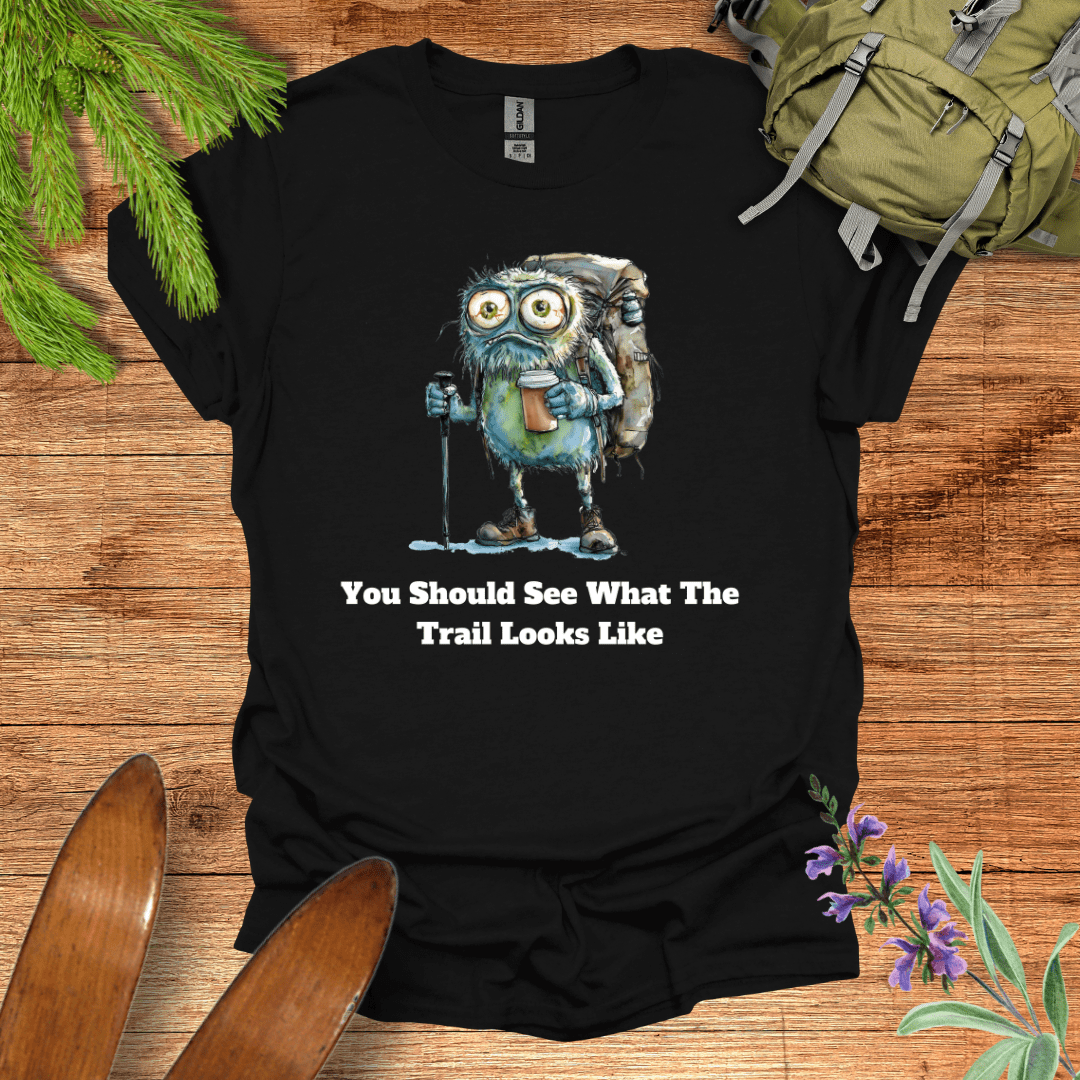 Ugly Trail Hiking T-Shirt Black / S