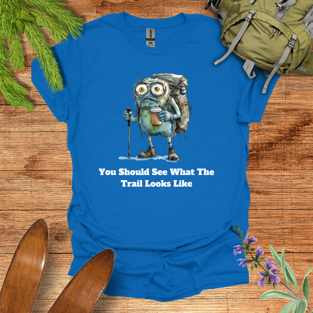 Ugly Trail Hiking T-Shirt Royal / S