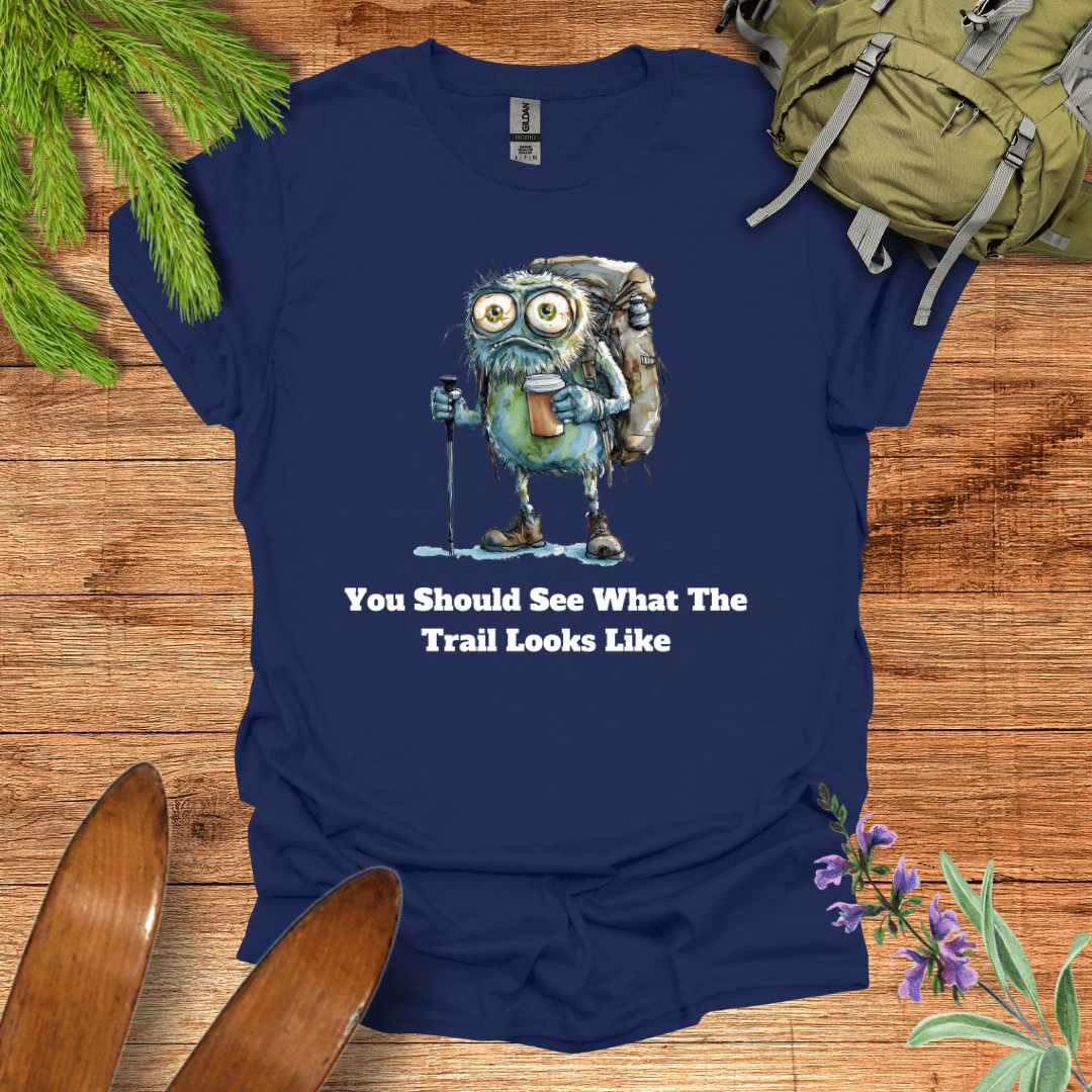 Ugly Trail Hiking T-Shirt Navy / S